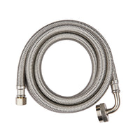 6ft dishwasher hose, with 90 degree fgh elbow water supply line, premium braided stainless steel