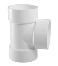 6" PVC DWV Vent Tee (All HUB)