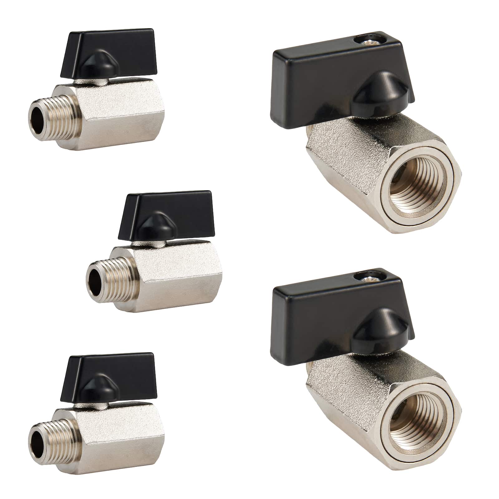 mini ball valve male npt x female npt thread lead free 8