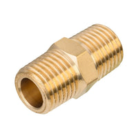 male npt brass hex connector
