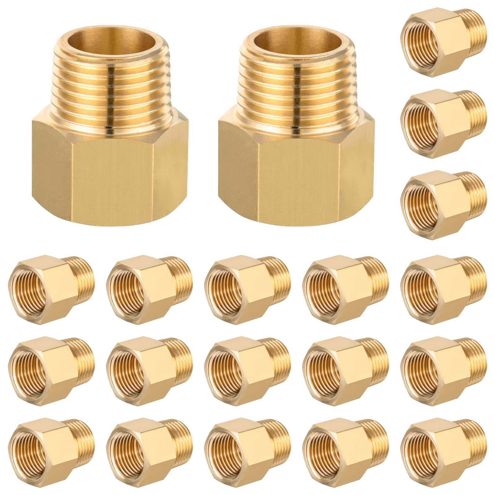 mnpt x fnpt brass connector 11