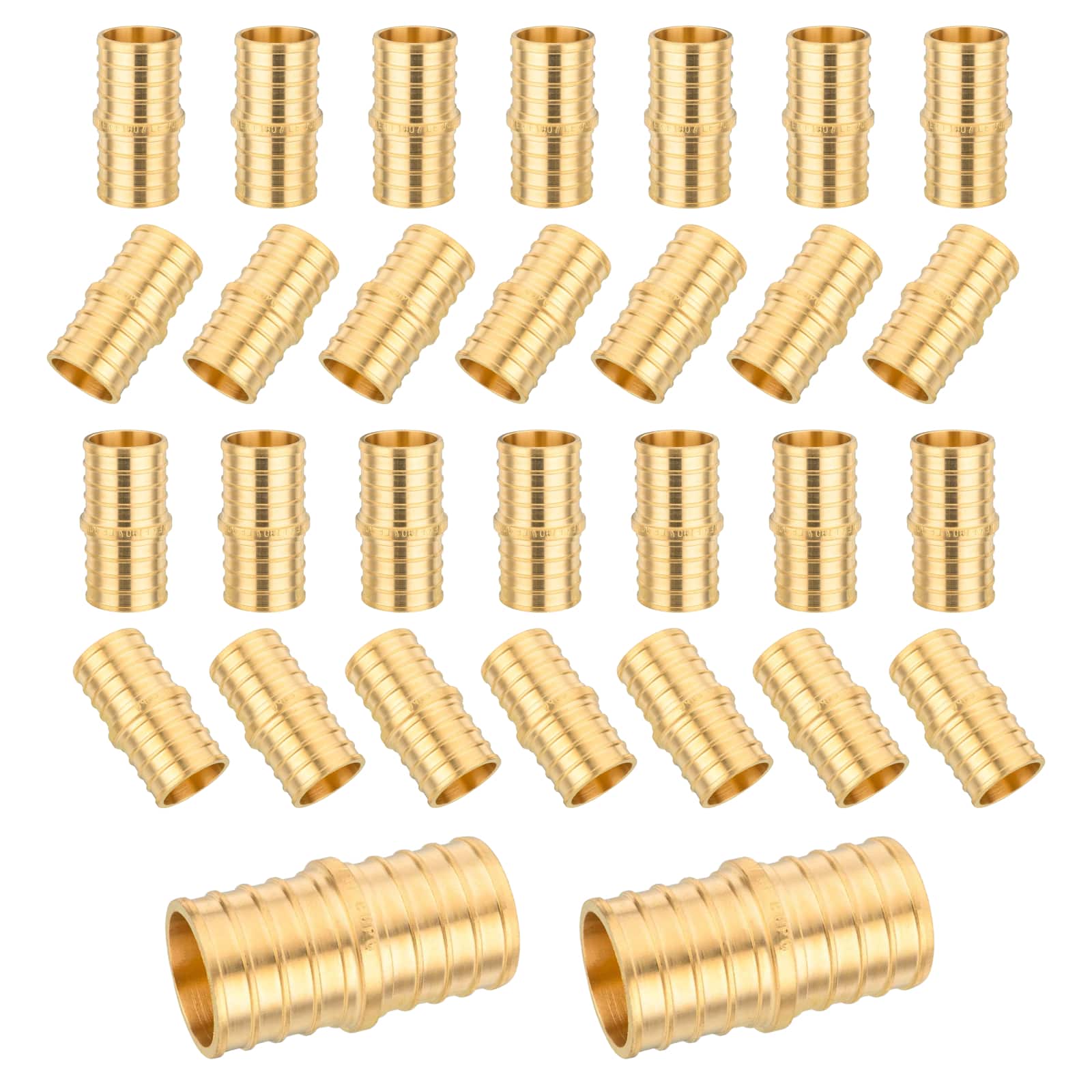 pex b crimp x pex coupling lead free 12