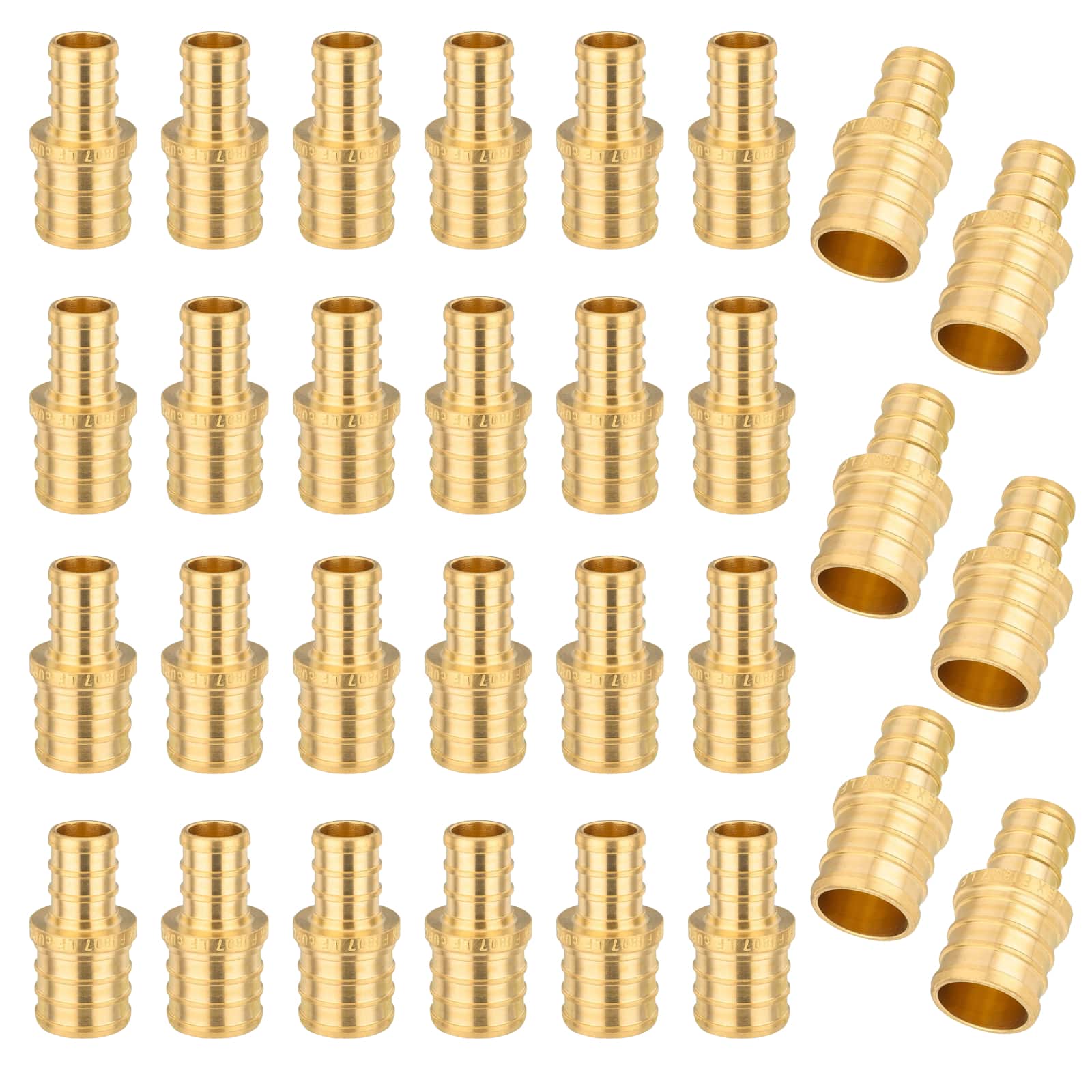pex b crimp x pex reducing coupling lead free 13