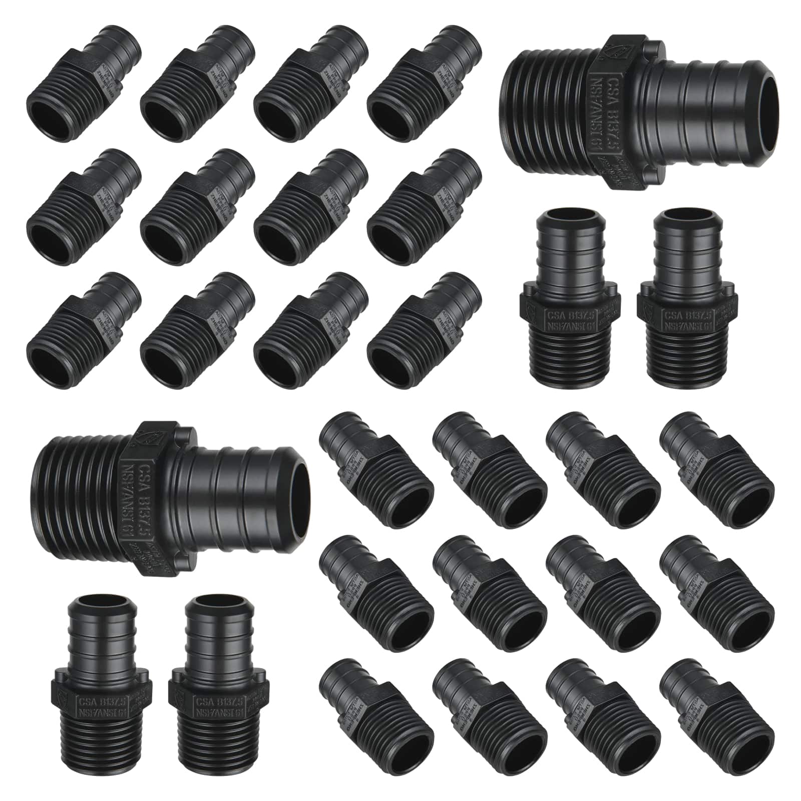 pex b crimp male adapter 6