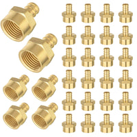 30-Pack PEX-B Crimp 3/4" PEX x 1" Female Threaded Adapter (Lead Free)
