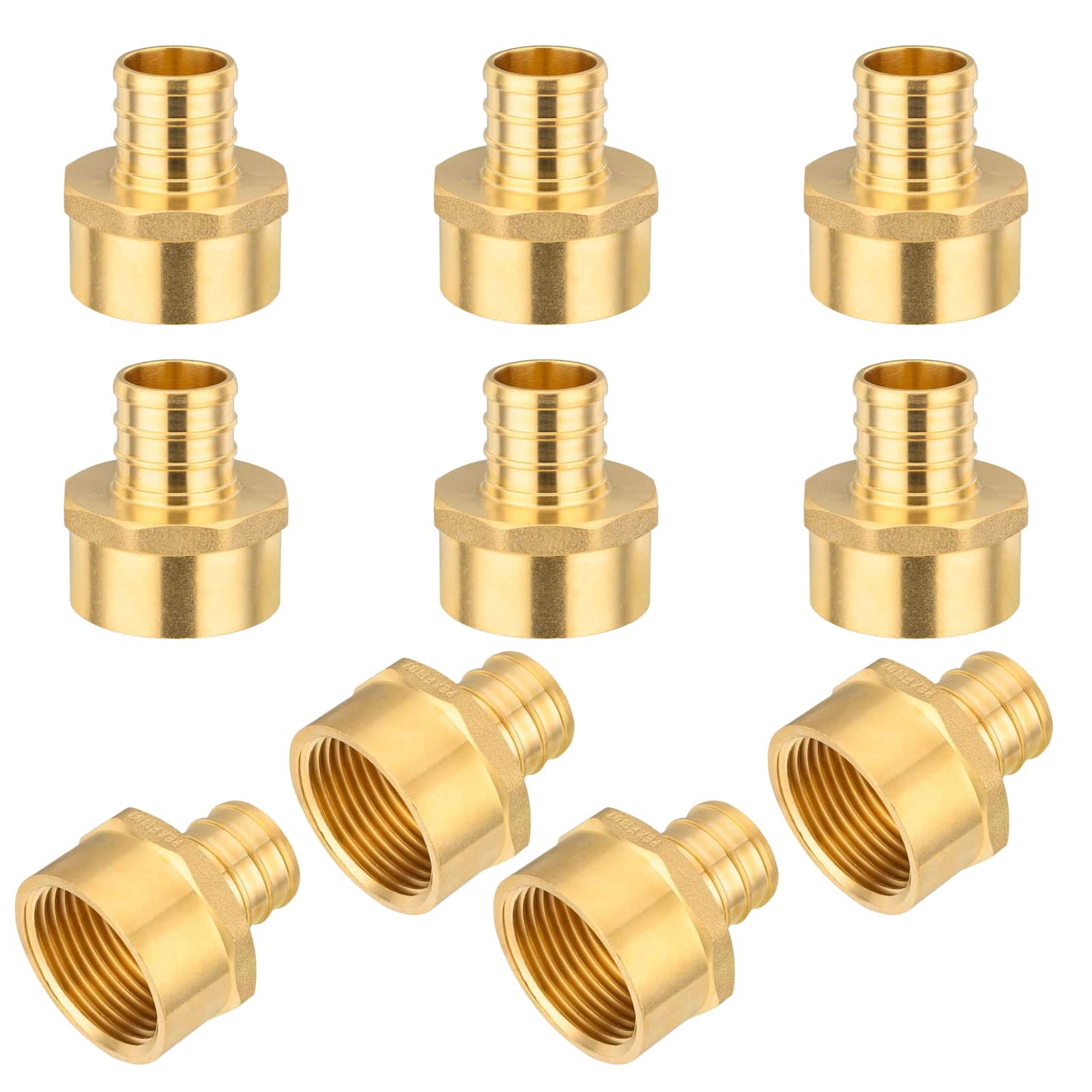 pex b crimp x female npt threaded adapter lead free 12