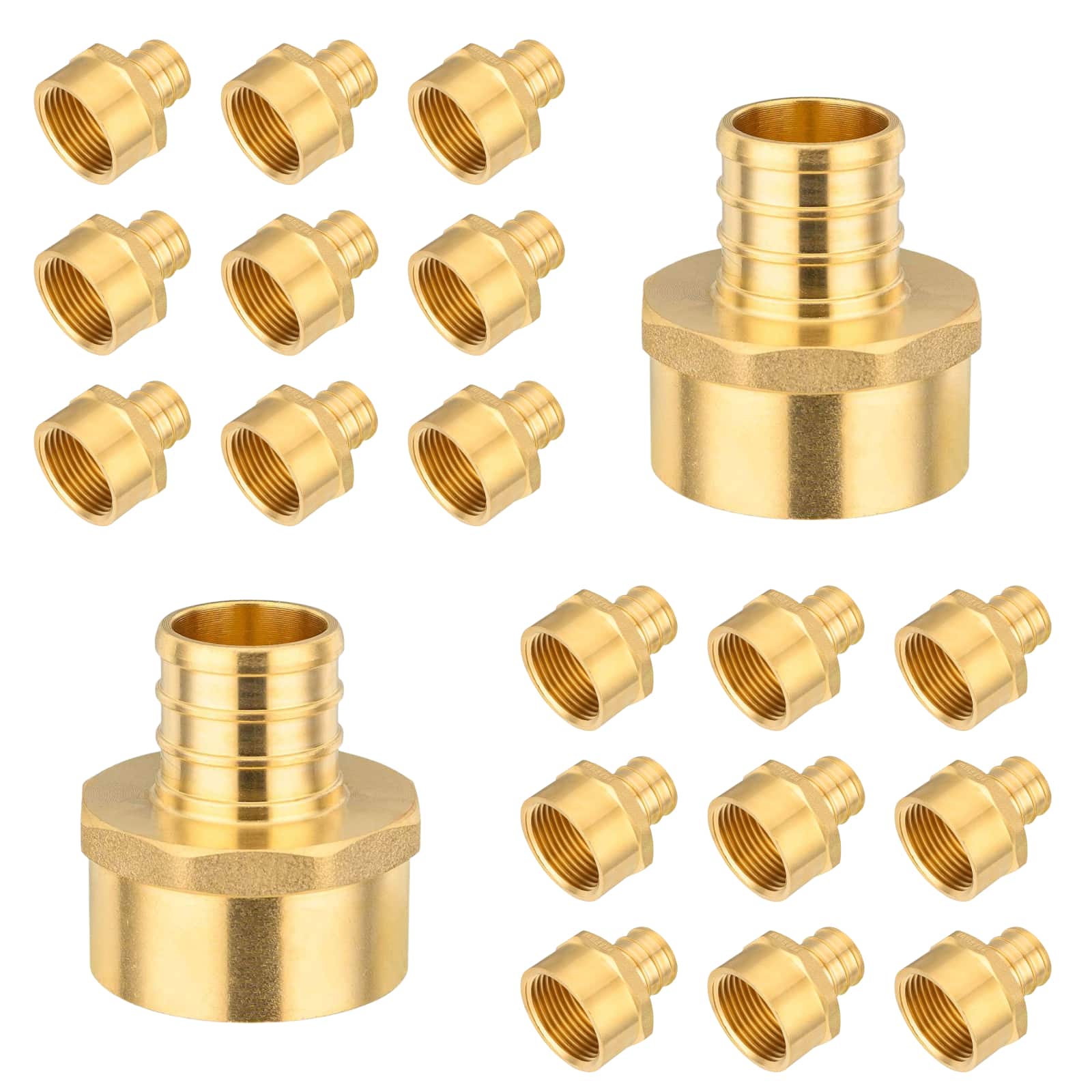 pex b crimp x female npt threaded adapter lead free 13