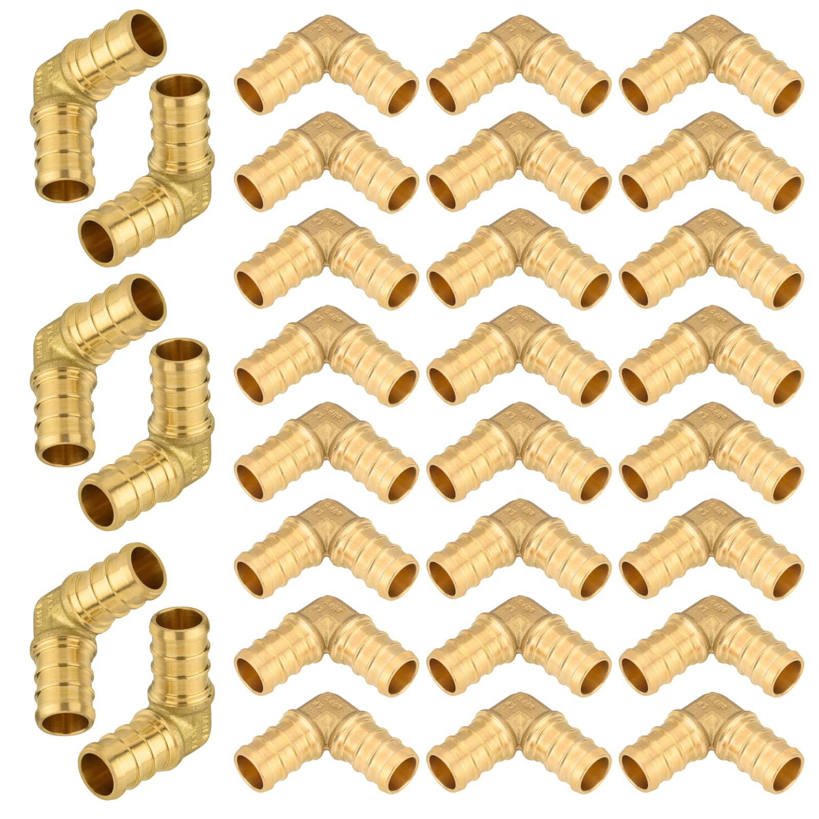 pex b crimp elbow x pex lead free 13