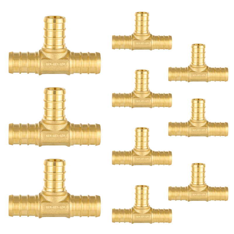 PEX-B Crimp Tee (Lead Free) - Pick Size to Add