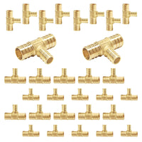 30-Pack PEX-B Crimp 3/4" PEX x 3/4" PEX x 1/2" PEX Reducing Tee (Lead Free)