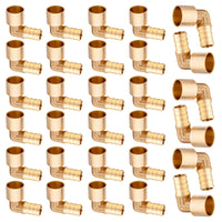 30-Pack PEX-B Crimp 3/4" PEX x 3/4" Female Copper Sweat Elbow (Lead Free)