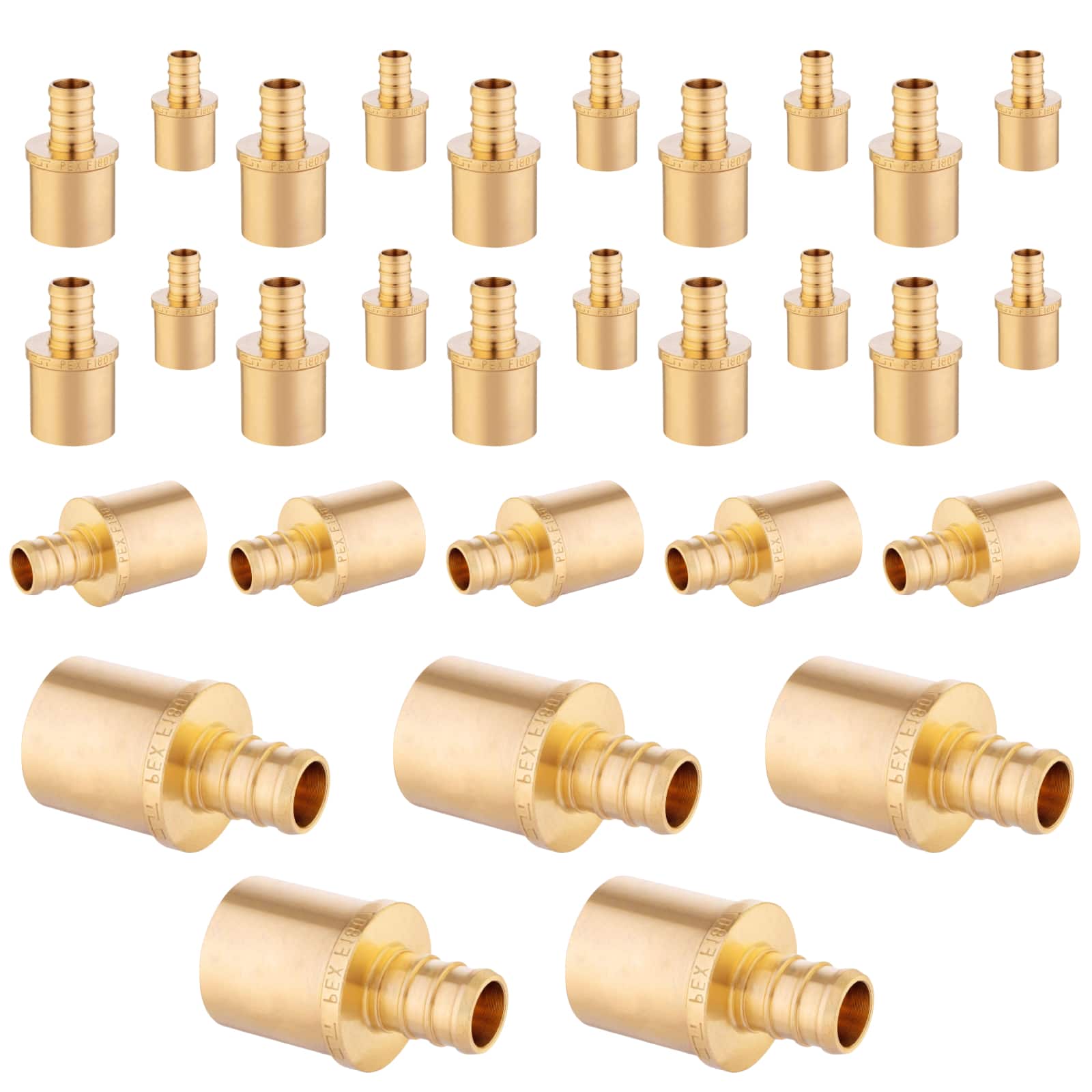 pex b crimp x male copper sweat adapter lead free 14