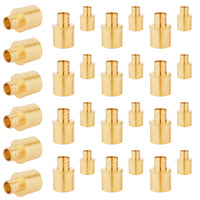 30-Pack PEX-B Crimp 3/4" PEX x 1" Male Copper Sweat Adapter (Lead Free)