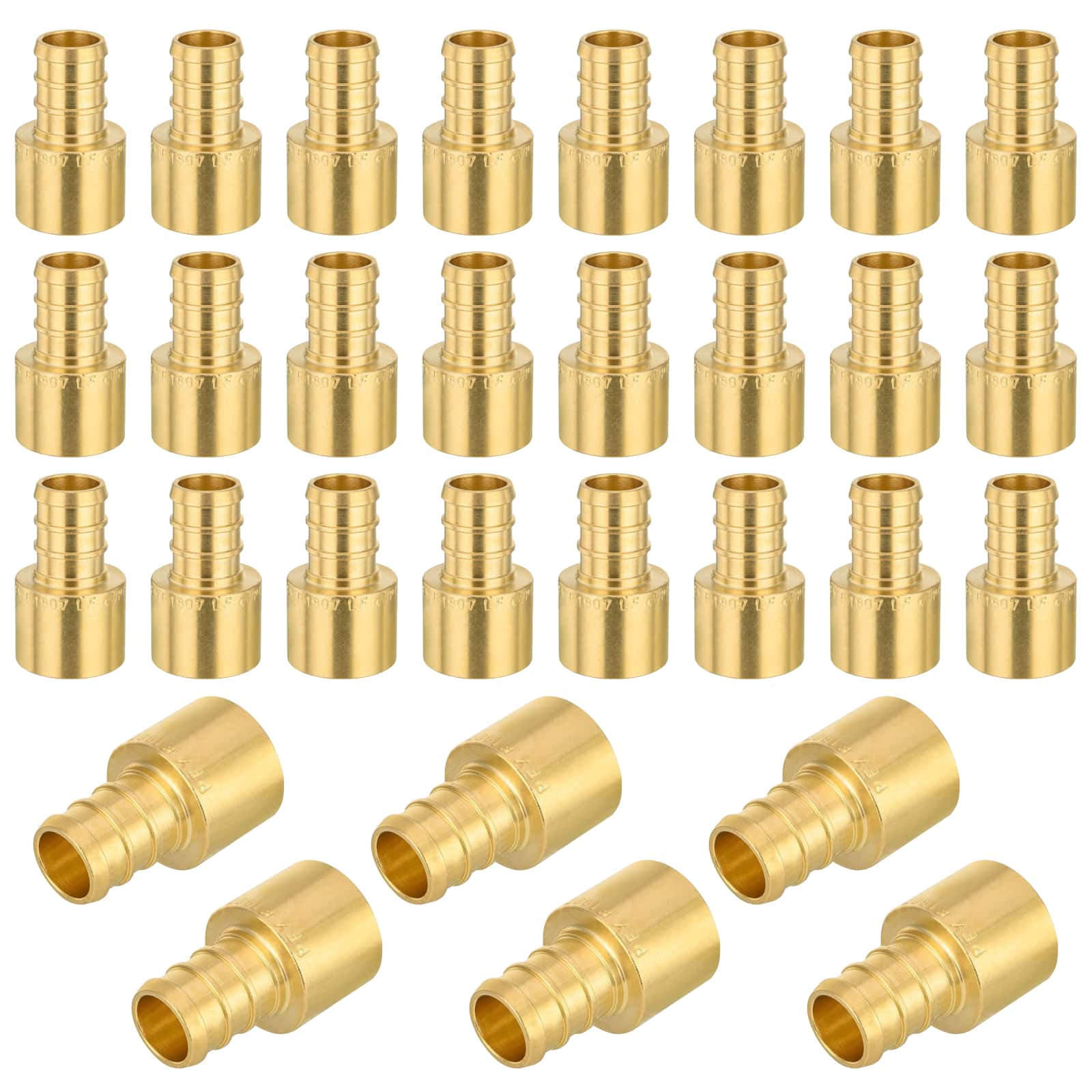 pex b crimp x female copper sweat sweat coupling lead free 14