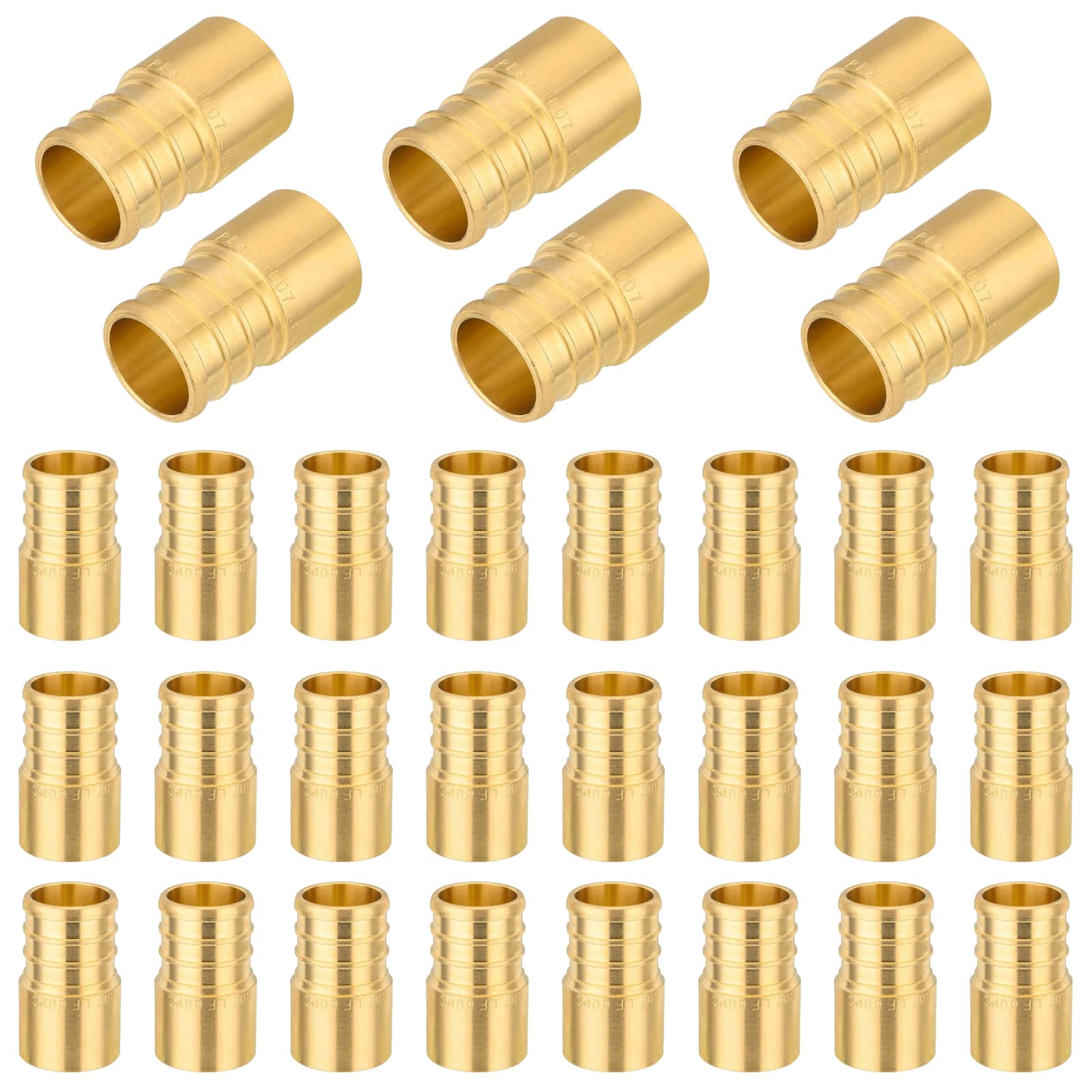 pex b crimp x female copper sweat sweat reducing coupling lead free 18