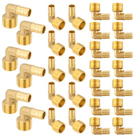 30-Pack PEX-B Crimp 1/2" PEX x 1/2" Male Threaded Elbow (Lead Free)