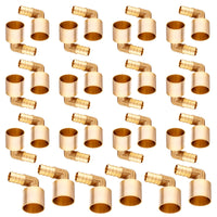 30-Pack PEX-B Crimp 1/2" PEX x 3/4" Female Copper Sweat Elbow (Lead Free)