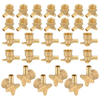 30-Pack PEX-B Crimp 3/4" PEX x 3/4" Drop Ear Elbow (Lead Free)