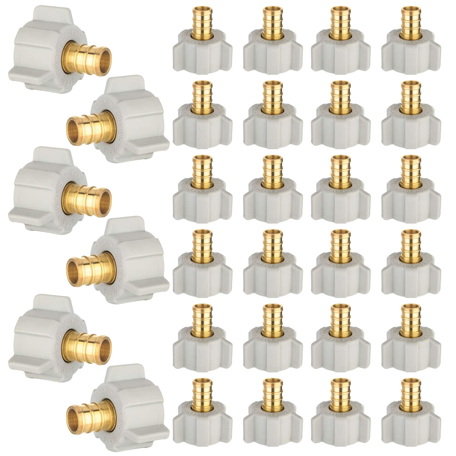 pex b crimp x female npt swivel adapter lead free 14