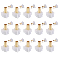 30-Pack PEX-B Crimp 3/4" x 3/4" Female NPT Swivel Adapter (Lead Free)