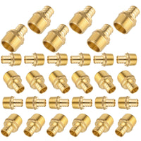 30-Pack PEX-B Crimp 1" PEX x 1" NPT Male Threaded Adapter (Lead Free)