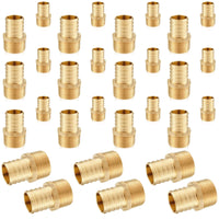 30-Pack PEX-B Crimp 3/4" PEX x 1/2" Male Threaded Adapter (Lead Free)