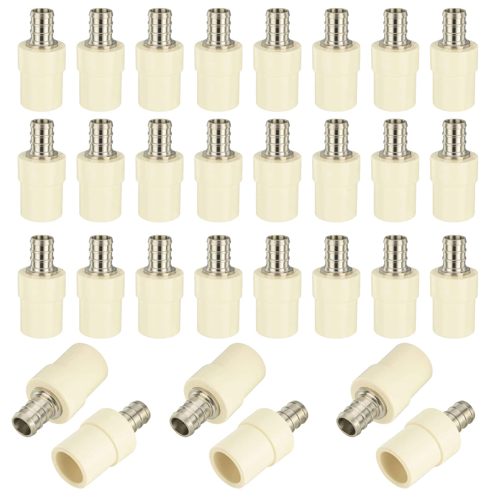 pex b crimp x cpvc coupling lead free 10