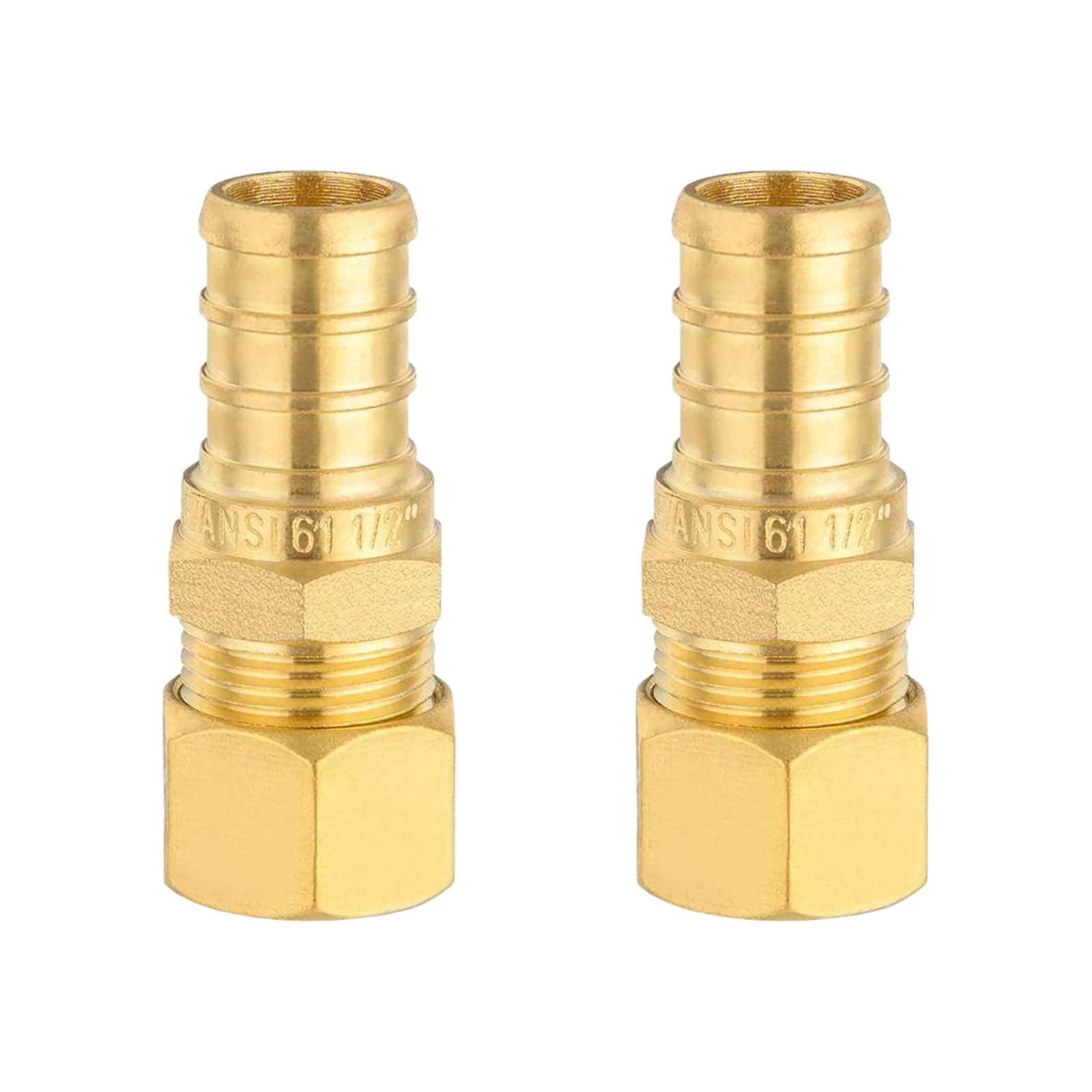 pex b crimp x compression straight adapter lead free 5