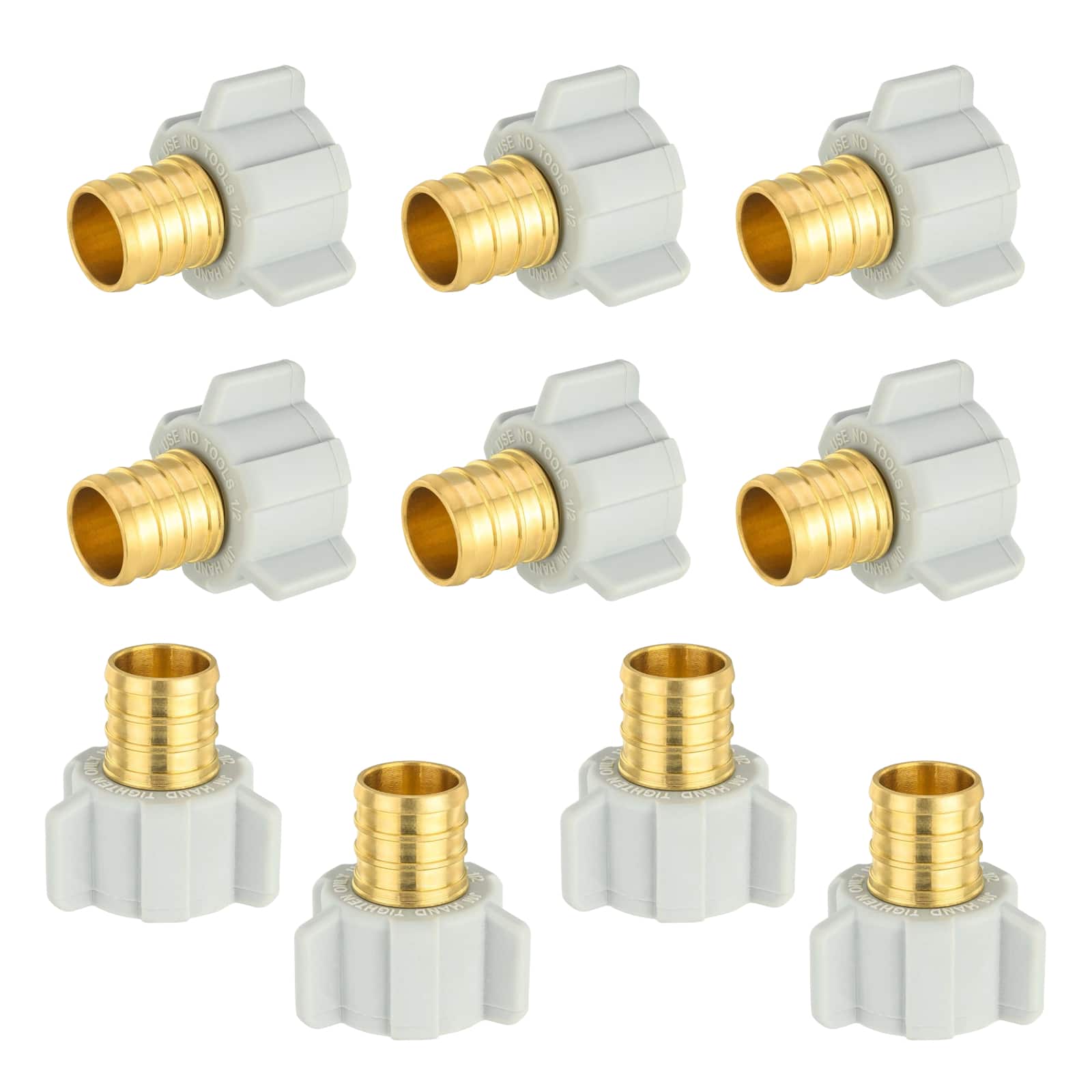 pex b crimp x female npt swivel adapter lead free 30