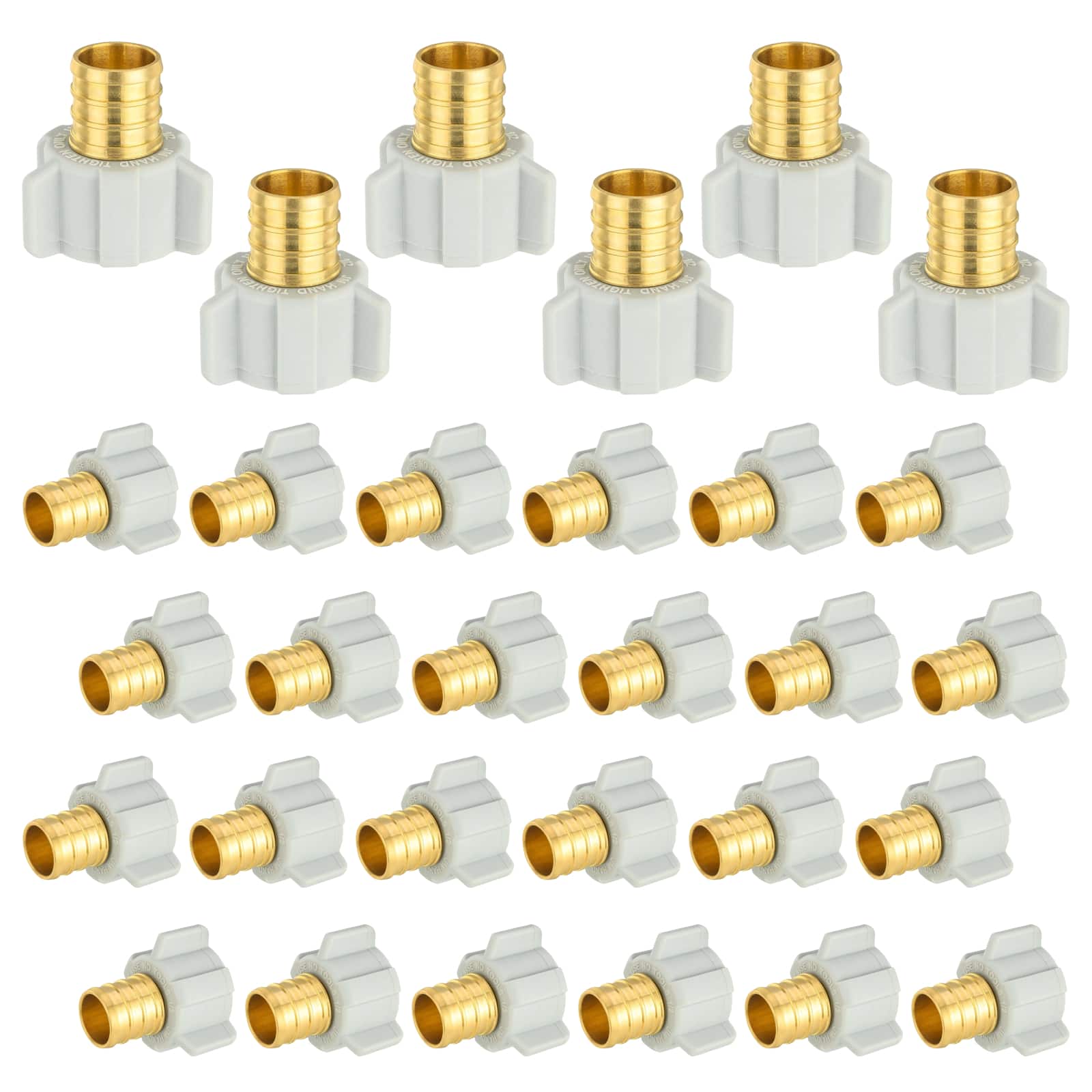 pex b crimp x female npt swivel adapter lead free 32