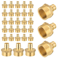 30-Pack PEX A Expansion 1/2" PEX x 1/2" Female Threaded F1960 Adapter (Lead Free)