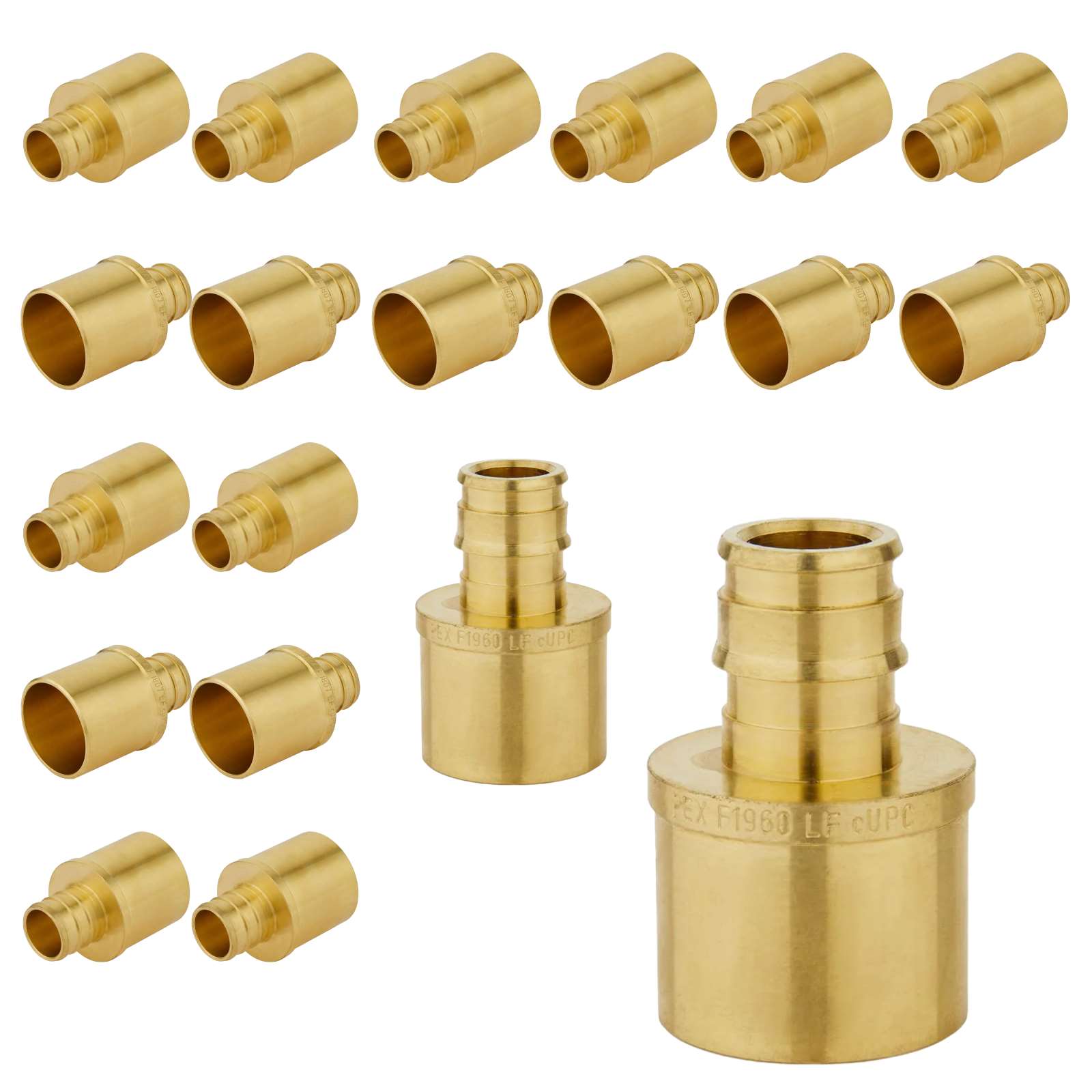 pex a expansion pex x female sweat f1960 adapter lead free 1 26