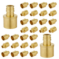 30-Pack PEX A Expansion 3/4" PEX x 1" Female Sweat F1960 Adapter (Lead Free)