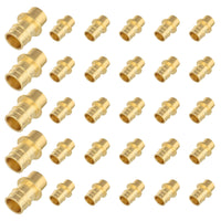 30-Pack PEX A Expansion 1" PEX x 1" Male Sweat F1960 Adapter (Lead Free)
