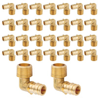 30-Pack PEX A Expansion 3/4" PEX x 3/4" Male NPT Elbow (Lead Free)