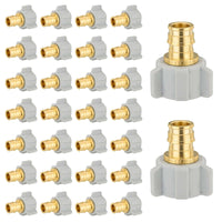 30-Pack PEX A Expansion 1/2" PEX x 1/2" Female NPT Swivel Adapter (Lead Free)