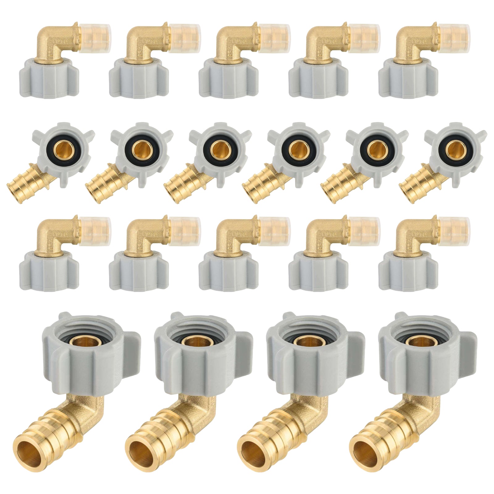 pex a expansion x swivel elbow lead free 12