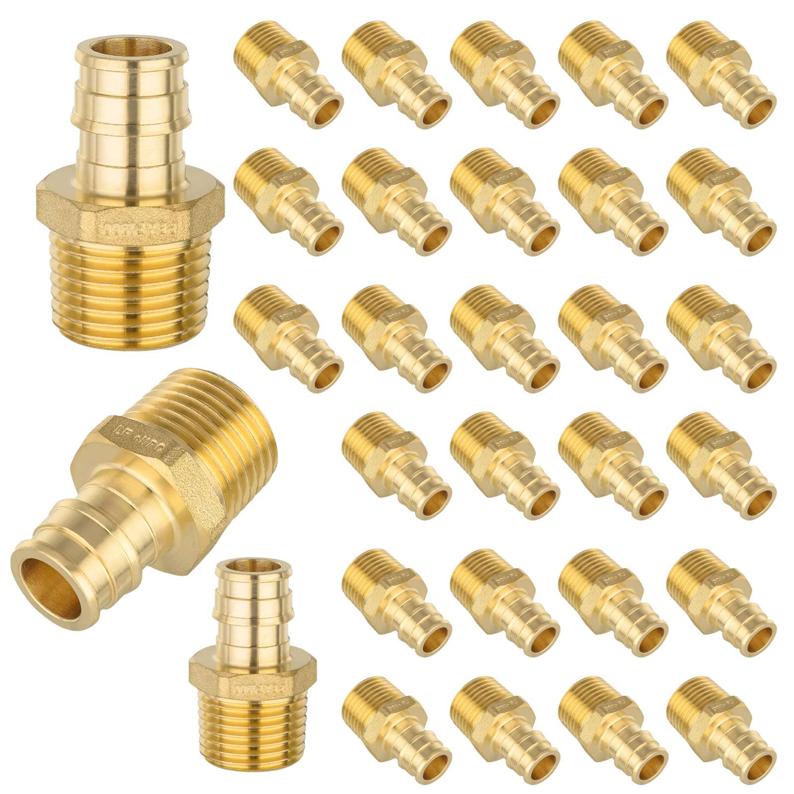 pex a full flow expansion adapter x male threaded f1960 adapter lead free 44