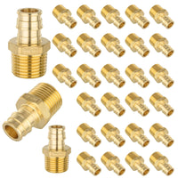 30-Pack PEX A Expansion 3/4" PEX x 1/2" Male Threaded F1960 Adapter (Lead Free)