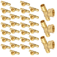 30-Pack PEX A Expansion 3/4" PEX x 3/4" PEX x 1/2" Female Threaded F1960 Tee (Lead Free)