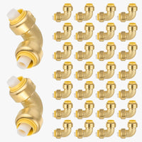 30-Pack 1/2" x 1/2" Push Fit Elbow
