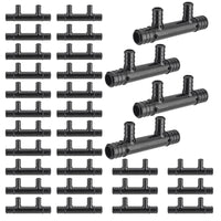 30-Pack PEX-B Crimp 3/4" x 1/2" Open Manifold (2 port)