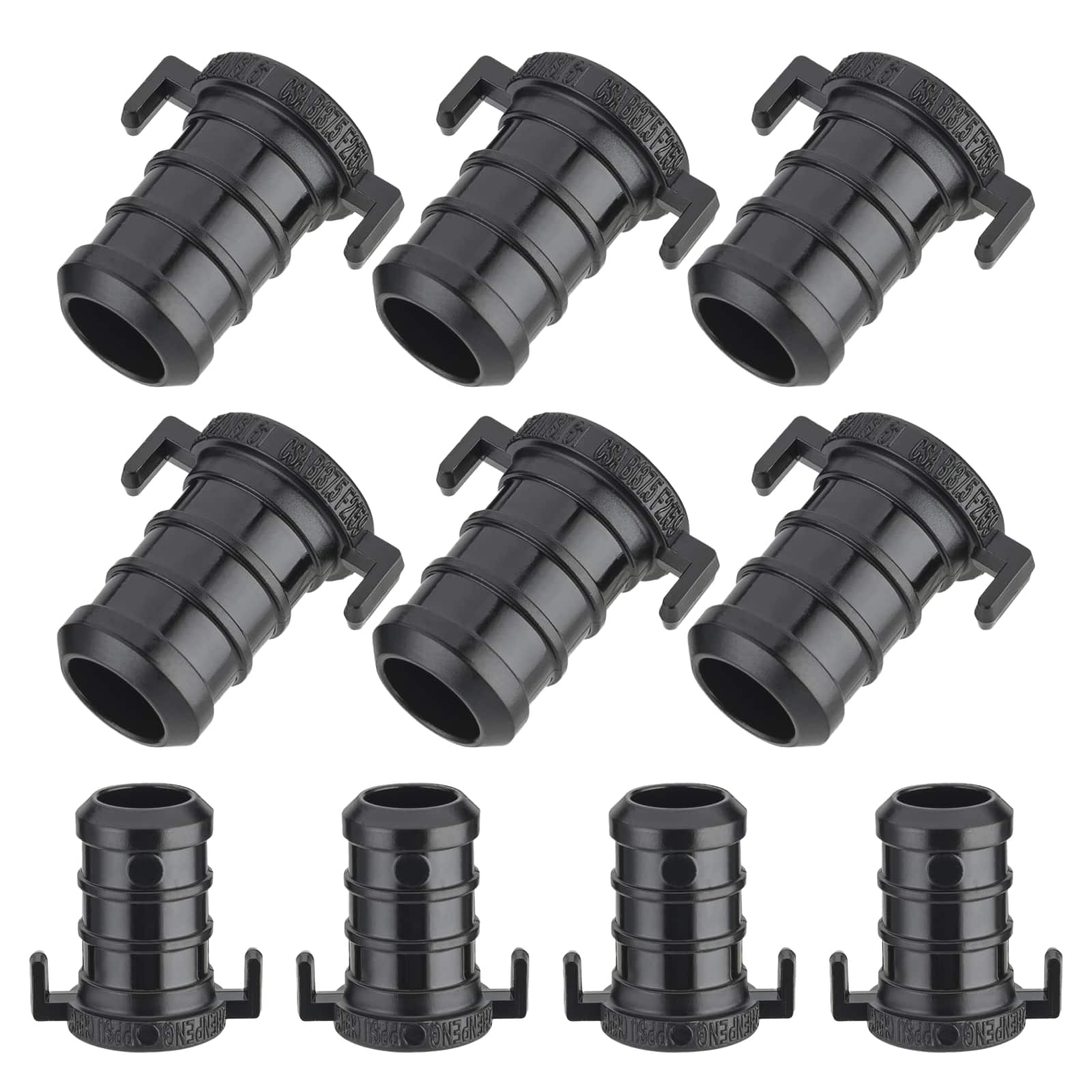 pex b crimp ppsu plug w tabs 13