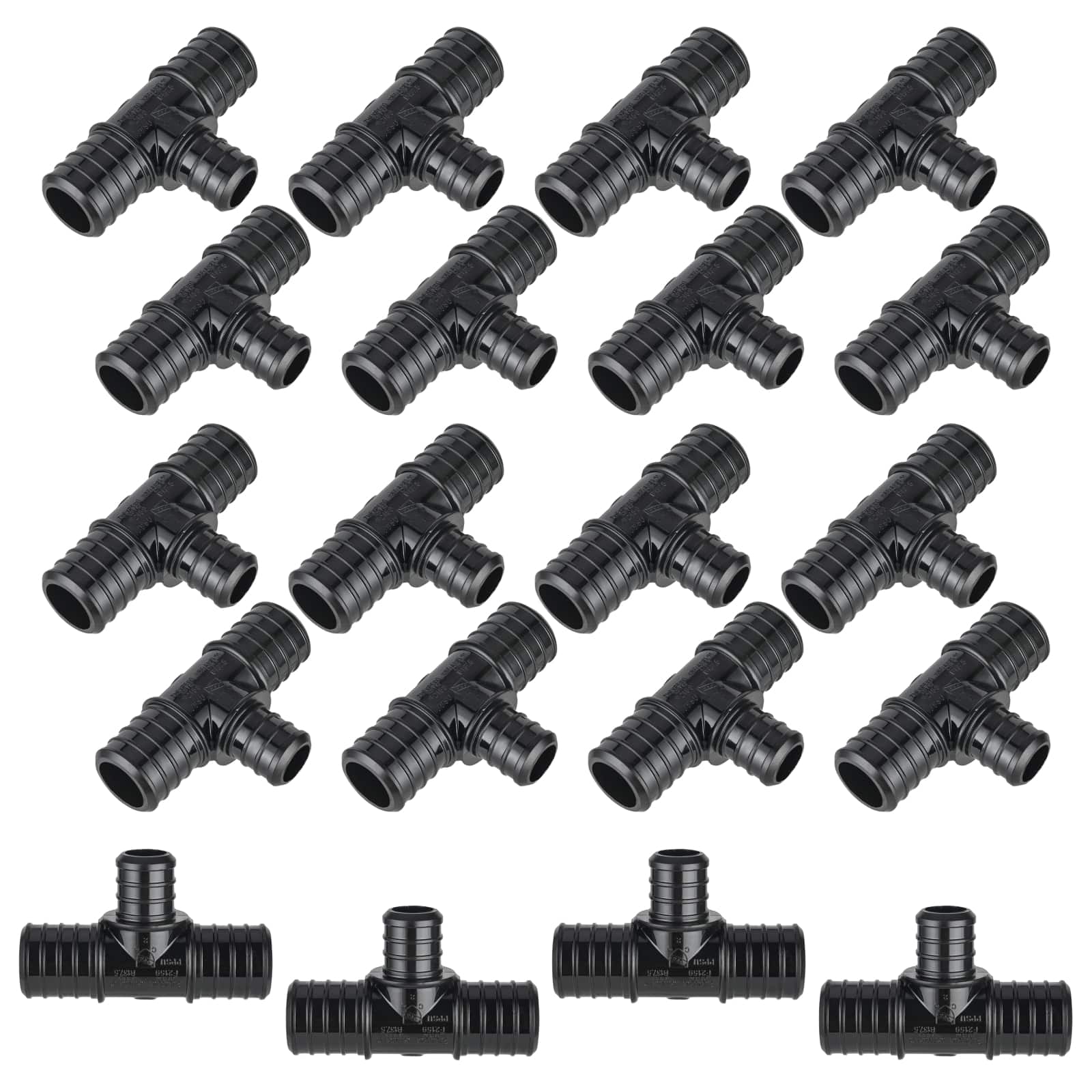 pex b crimp ppsu reducing tee 34