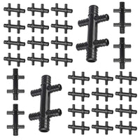 30-Pack PEX-B Crimp 3/4" Inlet x 1/2" Outlet Open Manifold, Opposing Port (4 port)