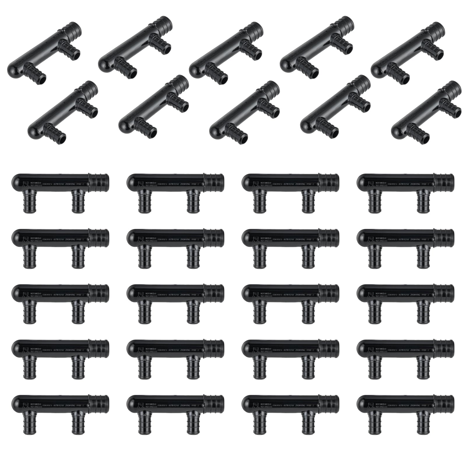 pex b crimp closed manifold 24