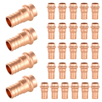30-Pack 1/2" Press Copper x 3/4" PEX Crimp Adapter (Lead Free)