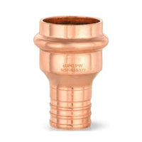 press copper x pex crimp adapter lead free