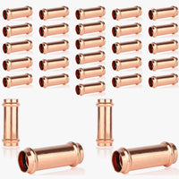 30-Pack 3/4" Copper Press Extended Coupling (Lead Free)