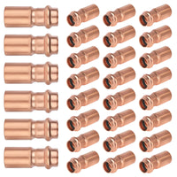 30-Pack 1" x 3/4" Press Bushing Copper Reducer (Lead Free)